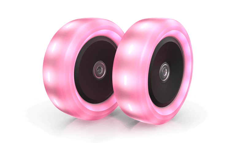 BERG Nexo Wheels 120x40mm Lights Pink