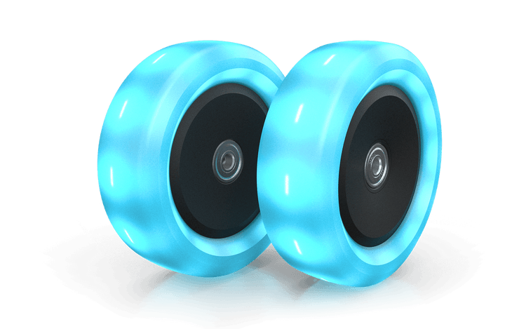 BERG Nexo Wheels 120x40mm Lights Blue